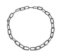 WEKAMOS Realistic Plastic Chain Decor for Halloween Party Thick Fake Prisoner Shackles Prop Wear Cosplay Accessory for Costume and Haunted House Decorations