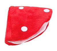 WEKAMOS Red Mushroom Hat Costume Accessory Plush Funny Party Cap for Role Play Festival Photography Props