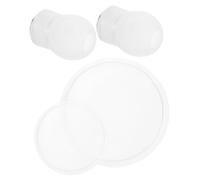 WEKAMOS Replacement Stethoscope Diaphragm and Ear Pieces Set for Adult and Pediatric Use, Silicone Eartips with Threaded Design, Compatible Stethoscope Accessories for Clinical