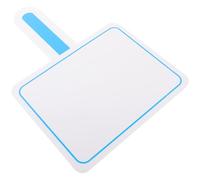 WEKAMOS Reusable Handheld Scoreboard Dry Erase Paddle Made of Foam Board Blue Surface for Voting and Classroom Activities, Portable Writable Single-Sided Answer Board