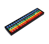 WEKAMOS Row Plastic Chinese Abacus for Students Bead Educational Counting Frame Material Mental Arithmetic for Learning Math and Brain Development