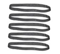 WEKAMOS Rubber Tank Tracks for DIY Robot Models 5pcs Replacement Crawler Tracks Compatible RC Tank Kits Excellent Traction for Remote Control Vehicles