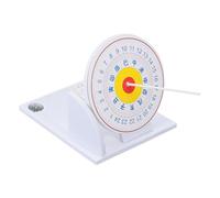 WEKAMOS Scientific Sundial Model Clock for Home Decor Ancient Measuring Instrument Smooth Surface Non Breakable Design Traditional Solar Timepiece for Living Garden Display