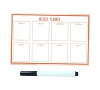 WEKAMOS Self Adhesive Weekly Planner Whiteboard for Home Reusable Dry Erase Calendar with Days of Week Safe Material Easy to Use Wall Sticker for Creativity and Management