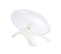 WEKAMOS Silent Hamster Flying Saucer Exercise Wheel for Small Pets Detachable Shaft Design for Easy Cleaning Suitable for Dwarf Hamsters Gerbils Mice Hedgehogs and Guinea Pigs Random Color