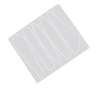WEKAMOS Silicone DIY Hair Clip Mold for Resin Crafting Geometric Drop Hairpin Mold Safe Durable Material for Custom Hair Accessories Making for Polymer Clay Wax Soap Crafting