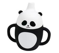 WEKAMOS Silicone Training Cup with Wide Non Slip Handles and Stable Base Unbreakable Soft Milk and Juice Drinking Cup for Boy Girl