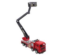 WEKAMOS Small Fire Fighting Truck for Realistic Simulation Fire Engine Vehicle Compact Plastic Emergency Rescue Model for Boys Handheld for Fine Motor Skills Development