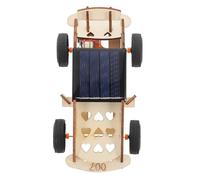 WEKAMOS Solar Power Kit for DIY Wooden Solar Car Assembly Educational Science Experiment Set Stem Learning for Boys Aged 6+
