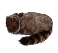 WEKAMOS Spring Plush Raccoon Soft Magical Tricky Prop for Small Moving Prank Plaything Suitable for Halloween Party and