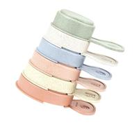 WEKAMOS Stackable Cups Bright Plastic Stacking for Bath Play Early Education Patience Development Safe Design