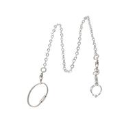 WEKAMOS Stainless Steel Bird Foot Chain Parrot Training Harness Ankle Ring Protective Leash for Parrots Quaker and Various Bird Species Safety Foot Ring
