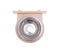 WEKAMOS Stainless Steel Parrot Feeding Box Bird Feeder Case for Parrot Macaw Pet s Feeding Tray for Cage Aviary Use