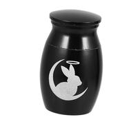 WEKAMOS Stainless Steel Rabbit Urn Keepsake Cremation Urn for Ashes for Rabbit Memorial