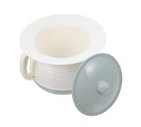 WEKAMOS Thickened Portable Urinal Bucket with Handle and Cover Home Chamber Pot for Elderly Stable Load Bearing Plastic Spittoon Practical Odor Isolating Design for Bedroom Use