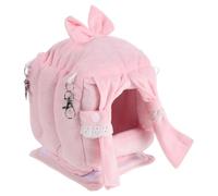 WEKAMOS Thickened Warm Hanging Sugar Glider Nest Bed for Small Pets Removable Washable Soft Cotton Sleeping Cave Space-saving Parakeet and Hamster Winter Hideout