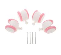 WEKAMOS Toddler Walker Replacement Wheels Set 4pcs Universal Plastic Rubber Casters for Baby Boy Girl Stroller and Walker Wheel Upgrade