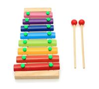WEKAMOS Tones Wooden Knock Piano for Educational Music Enhances Eye Coordination for Early Childhood Learning and Development Random Color