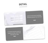 WEKAMOS Tortoise Basking Platform White Aquarium Dock Climbing Ramp for Turtle Tank Decoration Fish Habitat Enhancer Safe Non-toxic Design