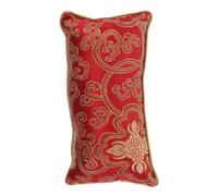 WEKAMOS Traditional Chinese Medicine Pulse Diagnosis Pillow Hand Support Cushion Chinese Medicine Pulse Cushion Wrist Rest Manicure Hand Rest Silk Cloth Red