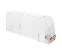WEKAMOS Transparent Auto Cigarette Display Case with Cover Durable Push Through Cigarette Storage Box for Standard Dustproof Protective Holder for Convenience Stores and Home Use