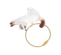 WEKAMOS Transparent Pet Hair Keepsake Box Clear Storage Container for Cat and Dog Hair Collection Memorial Keychain with Viewing Window for Precious Whisker Souvenirs