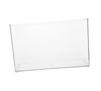 WEKAMOS Transparent Plastic Mini Aquarium Tank for Reptiles and Small Fish Desktop Small Fish Bowl with Viewing Easy Maintenance Terrarium Container for Turtles Betta Goldfish Compact