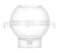WEKAMOS Transparent Round Ball Candle Mold PC Material Sphere Shape for DIY Wax Aromatherapy Candle Making with Beginner-Friendly Guide and Easy Tutorials for Home Family Crafts