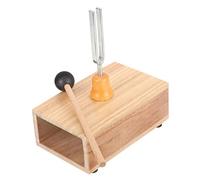 WEKAMOS Tuning Fork Set with Hammer and Wooden Resonance Box for Sound Therapy Physics Experiment Yoga Meditation Acoustic Instrument for Teaching and Healing