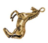 WEKAMOS Unique Copper Horse Pendant Charm for Jewelry Making Small Durable Crafting Charm for Prosperity Office Desk Decor Symbolizing Financial Success and Abundance