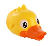 WEKAMOS Upgraded Cartoon Duck Yellow Faucet Extender for Easy Install Plastic Water Guide for Hand Washing Compatible with Bathroom Taps Fun Sink Accessory to Encourage Healthy Habits