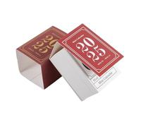 WEKAMOS Vintage Mini Tearable Desk Calendar Decorative Standing Calendar for Home Office Narrative Poetry Series Space Saving Design