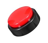 WEKAMOS Voice Report Alarm Clock for Visually Impaired and Elderly, Large Talking Button Date and Time Announcement, Table Clock Without Battery for Bedroom and Office