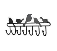 WEKAMOS Wall Mount Coat Hook Rack with Hooks Scratch Resistant Adhesive Coat Hanger for Bathroom Kitchen Bedroom Hallway Multi Purpose Clothes and Hat Organizer Smooth Surface Holder