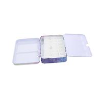 WEKAMOS Watercolor Paint Storage Box with Compartments Portable Folding Art Paint Organizer for Amateur and Professional Artists Lightweight Palette for Watercolour Sub Packing and Color