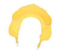 WEKAMOS Waterproof Adjustable Shampoo Hat for Children Baby Bathing Cap with Ear Protection Yellow Crown Design Bath Safety Shower Accessory for Toddlers