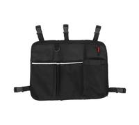 WEKAMOS Waterresistant Large Capacity Wheelchair Side Storage Bag with Easy-Access Pockets Armrest Organizer Tote for Wheelchair and Stroller Travel Quick Attachment and Reinforced Seams