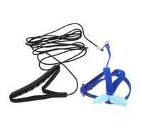 WEKAMOS Wear-resistant Parrot Harness Leash Elastic Bird Traction Leash Small Blue Outdoor Cockatiel Training Accessory for Daily Use