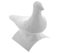 WEKAMOS Weather-resistant Faux Pigeon Figurine Roof Ornament for Various Architectural Styles Easy to Install Plastic Dove Model Miniature Traditional Chinese Roof Decoration for Homes and