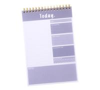 WEKAMOS Weekly Planner Notepad Do List and Daily Schedule Lightweight Portable Coil Bound Organizer for Work Travel Office and Study English Pages for Long Term Planning