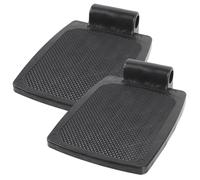 WEKAMOS Wheelchair Footrest Pedal Plastic Footplates for Patient Mobility Support Ergonomic Design Slip Safety Protection Easy to Fold and Replace