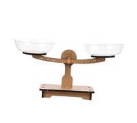 WEKAMOS Wooden Balance Scale Educational Math Game for Enhances Creativity Concentration Science Experiment Equipment Suitable for Preschool Learning Play