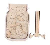 WEKAMOS Wooden Dinosaur Reward Jars for Behavior and Reward Chart for Home Classroom Daycare Clear Goal Tracking and Self-discipline Encouragement with Motivational Points System