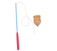 WEKAMOS Wooden Gyro Peg-top Elm Wood Vintage DIY for Elderly Handmade Wooden Top Enhances Coordination and Creativity Safe Educational gift for for for for for for