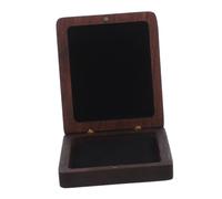 WEKAMOS Wooden Medal Display Case with Soft Lining Secure Opening Mechanism Pin Badge Storage Organizer for Army Medals Award Ceremonies and Collector Display Box