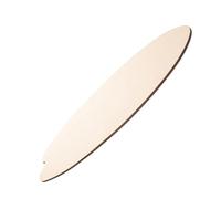 WEKAMOS Wooden Mini Surfboard Wall Decor Blank Unfinished Coastal Hanging Plaque for DIY Beach Room Decoration