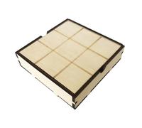 WEKAMOS Wooden Toe Game for Family Strategy Board Game with Simple Rules Enhances Observation and Problem-solving Skills Suitable for Ages Noughts and Crosses in Wooden Box