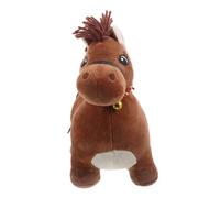 WEKAMOS Year Horse Plush Mascot Chinese Zodiac Stuffed Animal for Home and Car Decor Detailed Craftsmanship Cultural Collectible and Educational