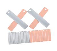 WEKAMOS Zinc Anode and Copper Plate Strips for Fruit Battery Science Experiments of Electrode Materials for DIY Power Generation Educational Stem Kit for Students and Parents