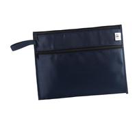 WEKAMOS Zipper File Bag Oxford Cloth Document Organizer Folder for Office School Travel Portable Storage Pouch for Contracts Bills Cards and Papers